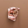Rose gold square quartz watch for ladies, simple and fashionable Application Scenario